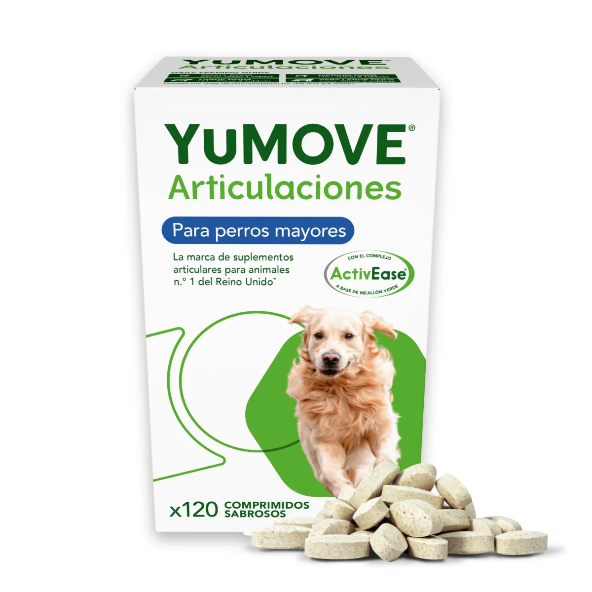 YuMOVE condroprotector para perros mayores de 8 años (120 tabletas)