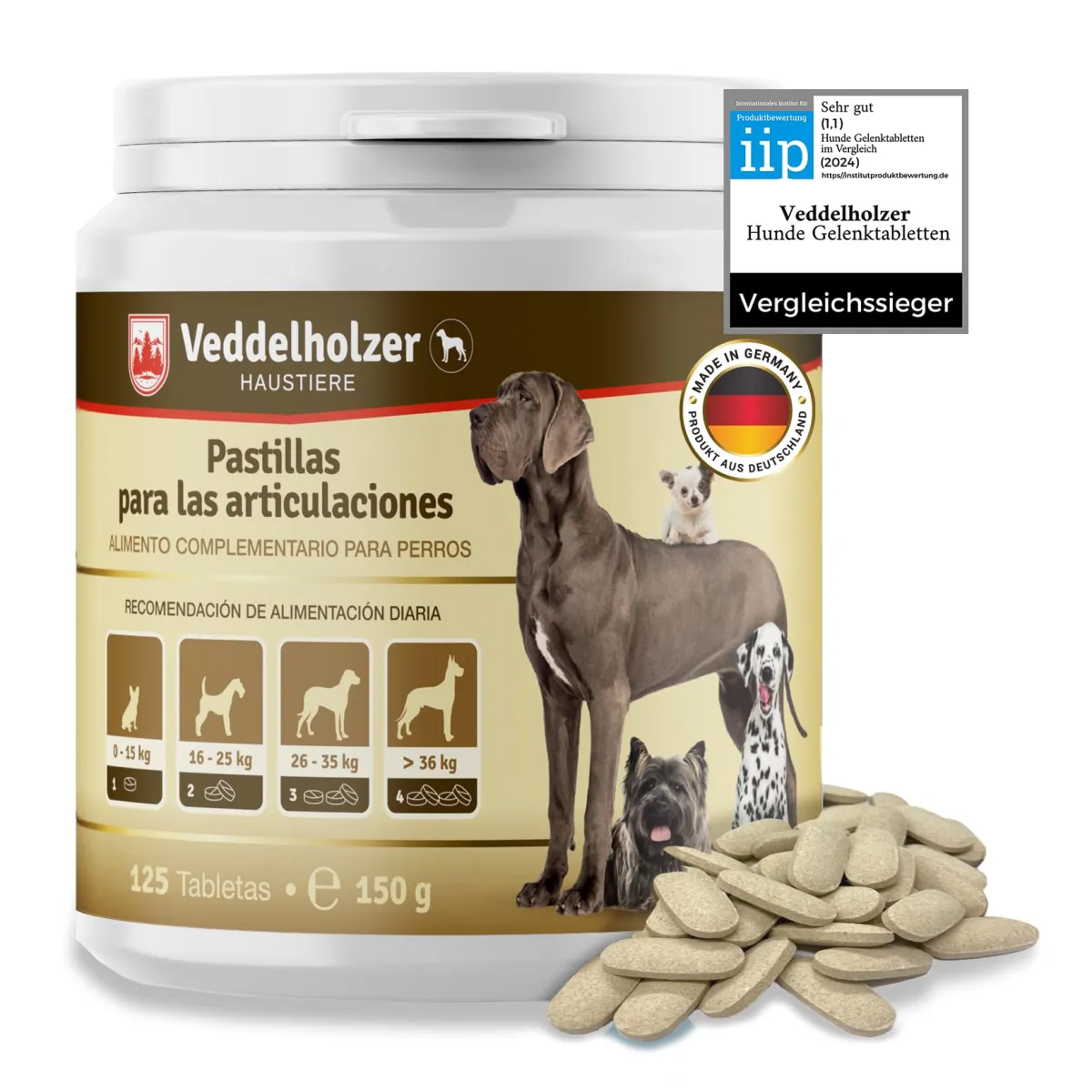Veddelholzer condroprotector con MSM y harpagófito