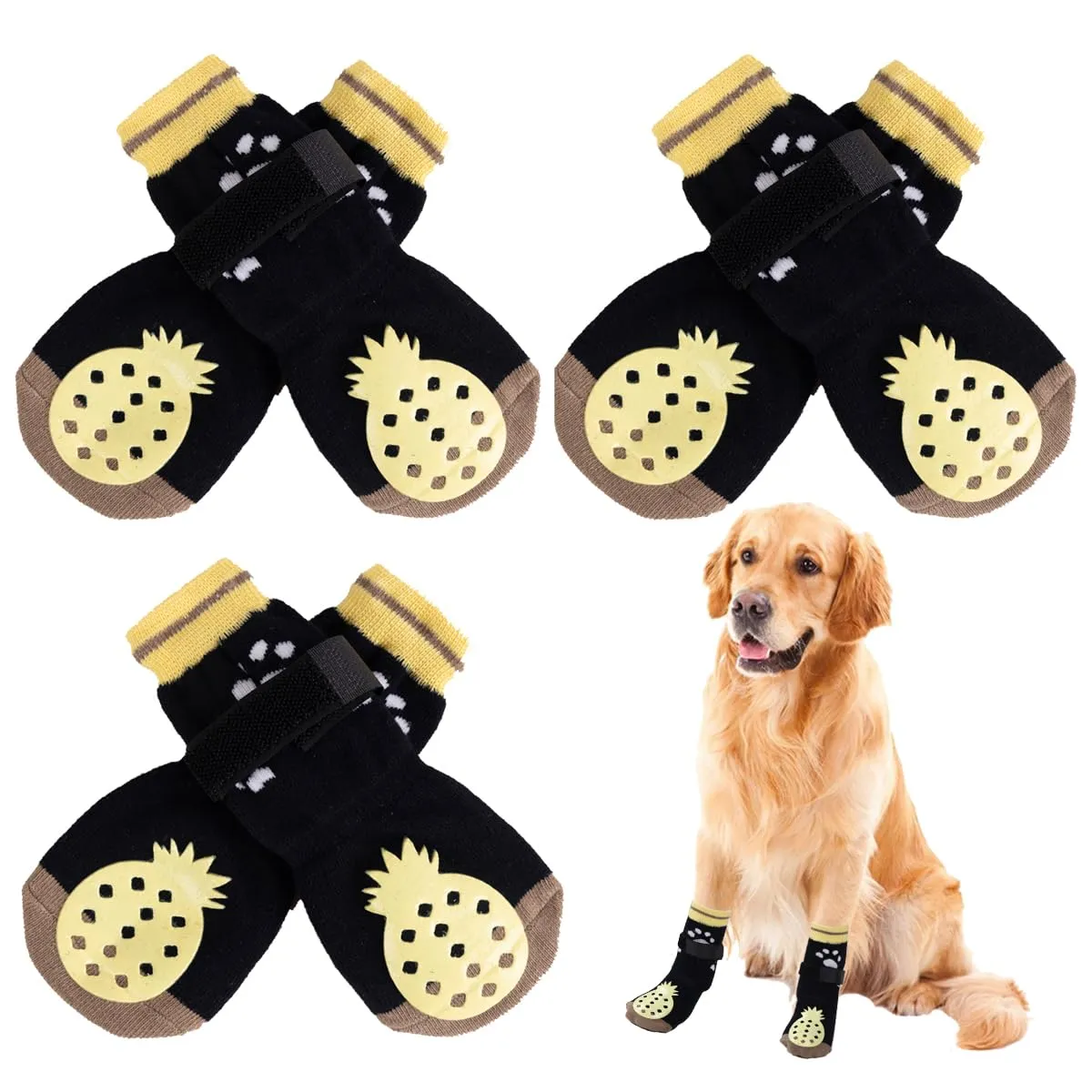 Easy Joy calcetines antideslizantes XS con doble agarre y correa