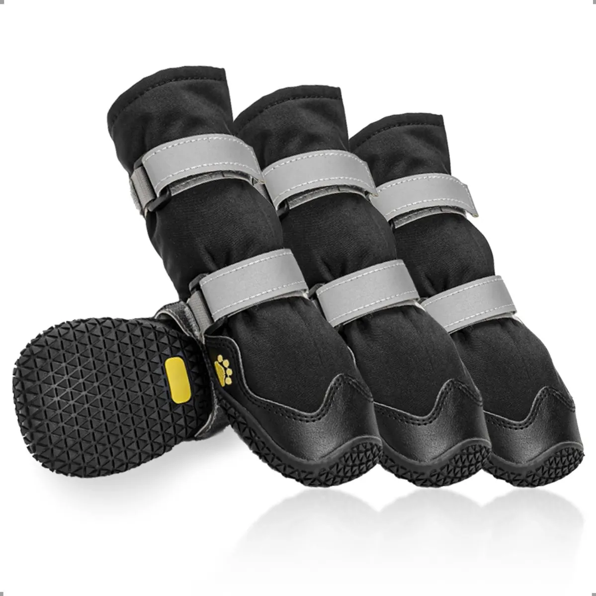 OHCOZZY Botas altas con suela de goma reflectante