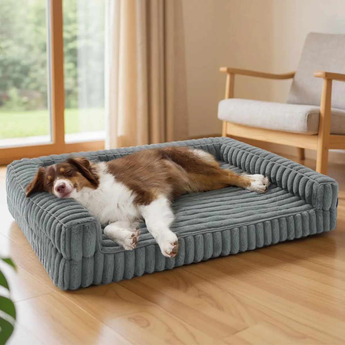 Bedsure cama ortopédica grande con borde-huevo