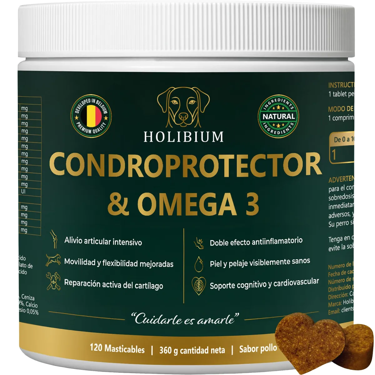 Holibium Condroprotector con Omega 3 (120 uds)