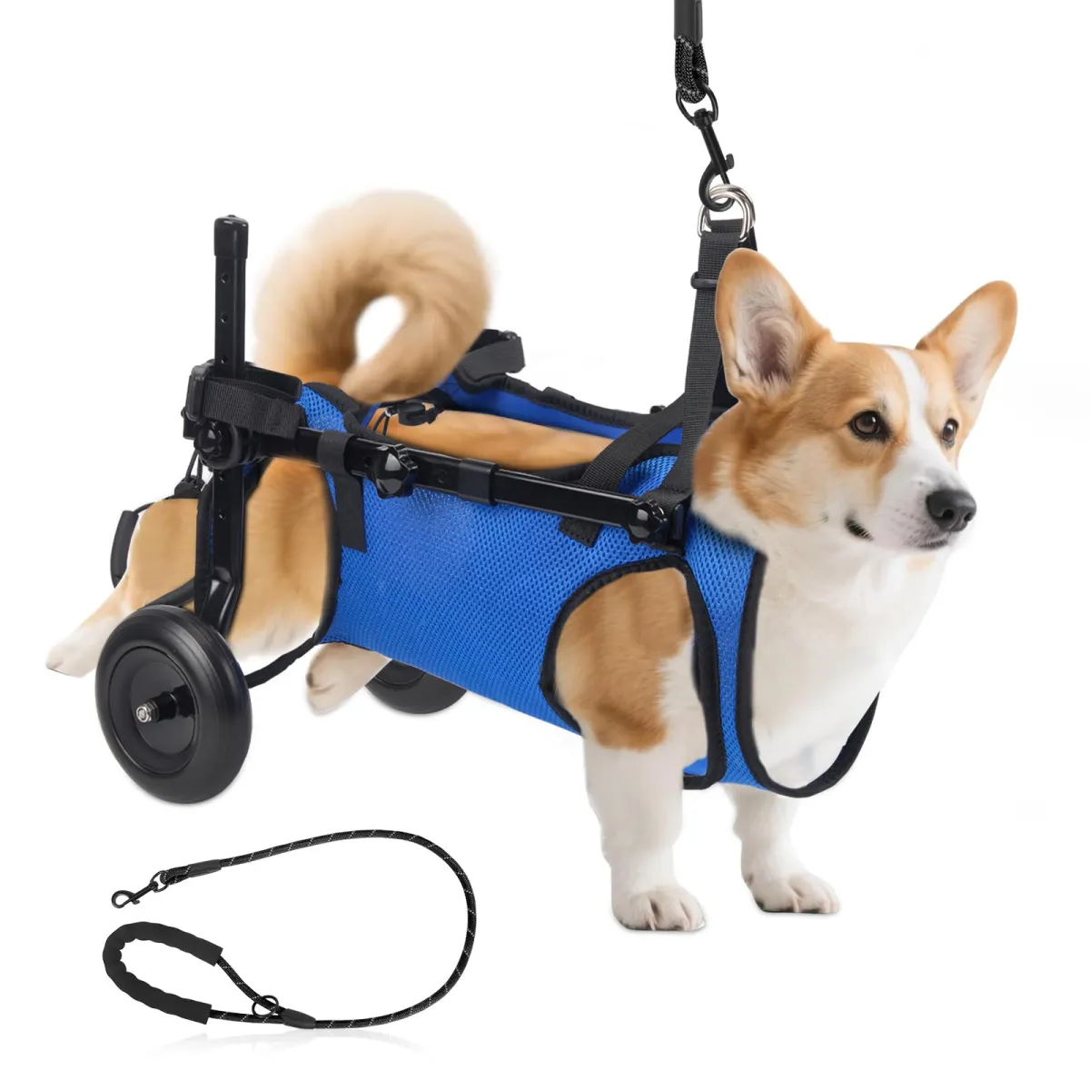 Silla de ruedas plegable para perros pequeños talla M